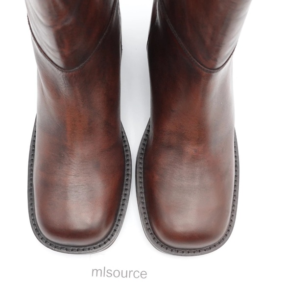 NEW Free People Dana Distressed Pull-On Leather Boots Womens OB2261418 - Picture 6 of 16